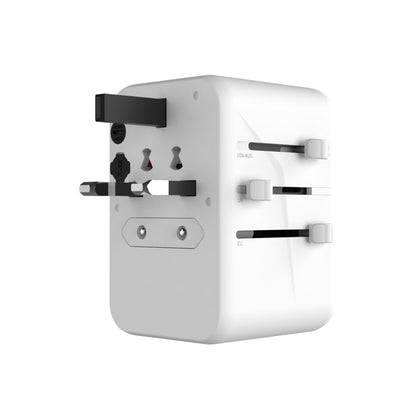 Φορτιστής Δικτύου Fixed Travel, 65W, 3.25A, 2 x USB-A - 3 x USB-C, Λευκό