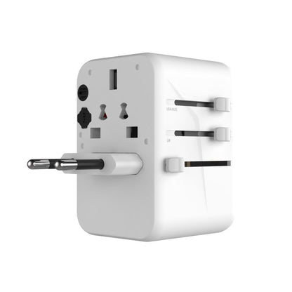 Φορτιστής Δικτύου Fixed Travel, 65W, 3.25A, 2 x USB-A - 3 x USB-C, Λευκό
