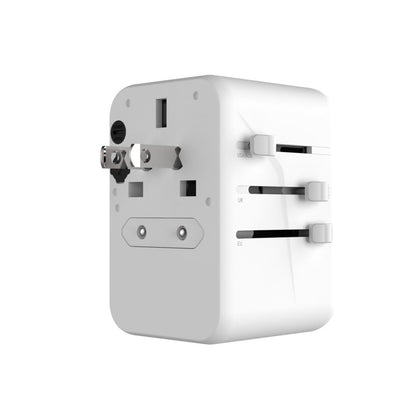 Φορτιστής Δικτύου Fixed Travel, 65W, 3.25A, 2 x USB-A - 3 x USB-C, Λευκό
