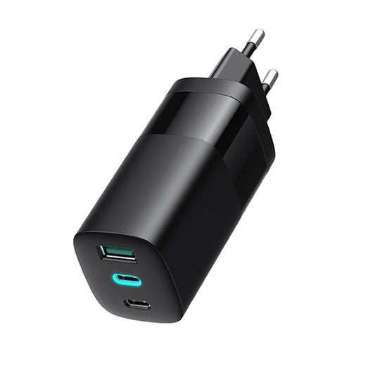 Φορτιστής Δικτύου HAVIT UC10, 65W, 3A, 1 x USB-A - 2 x USB-C, Μαύρο