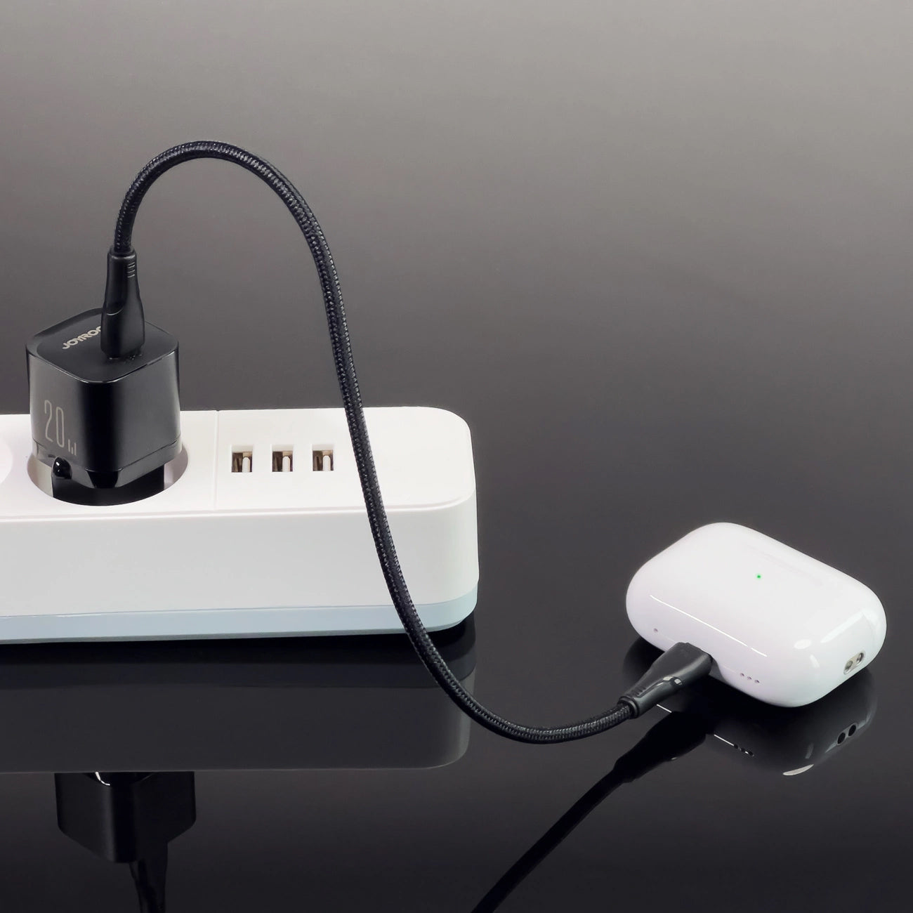 Φορτιστής Δικτύου Joyroom JR-TCF02, 20W, 3A, 1 x USB-C, Μαύρο