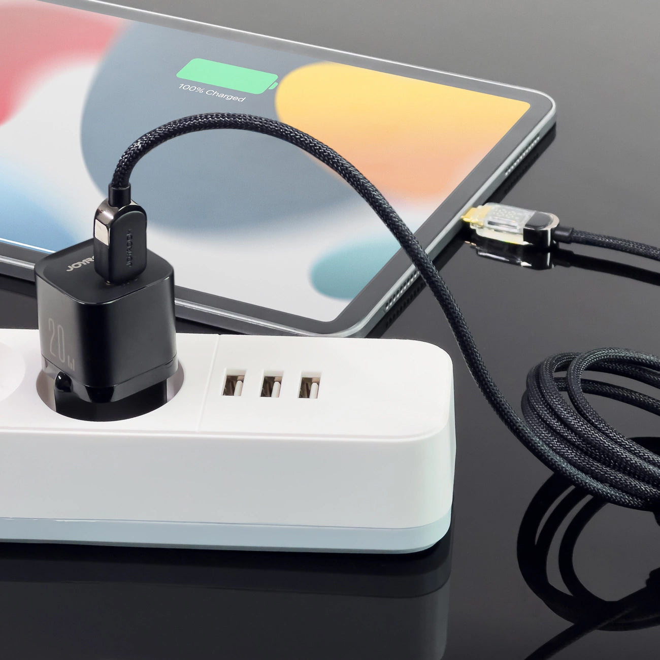 Φορτιστής Δικτύου Joyroom JR-TCF02, 20W, 3A, 1 x USB-C, Μαύρο