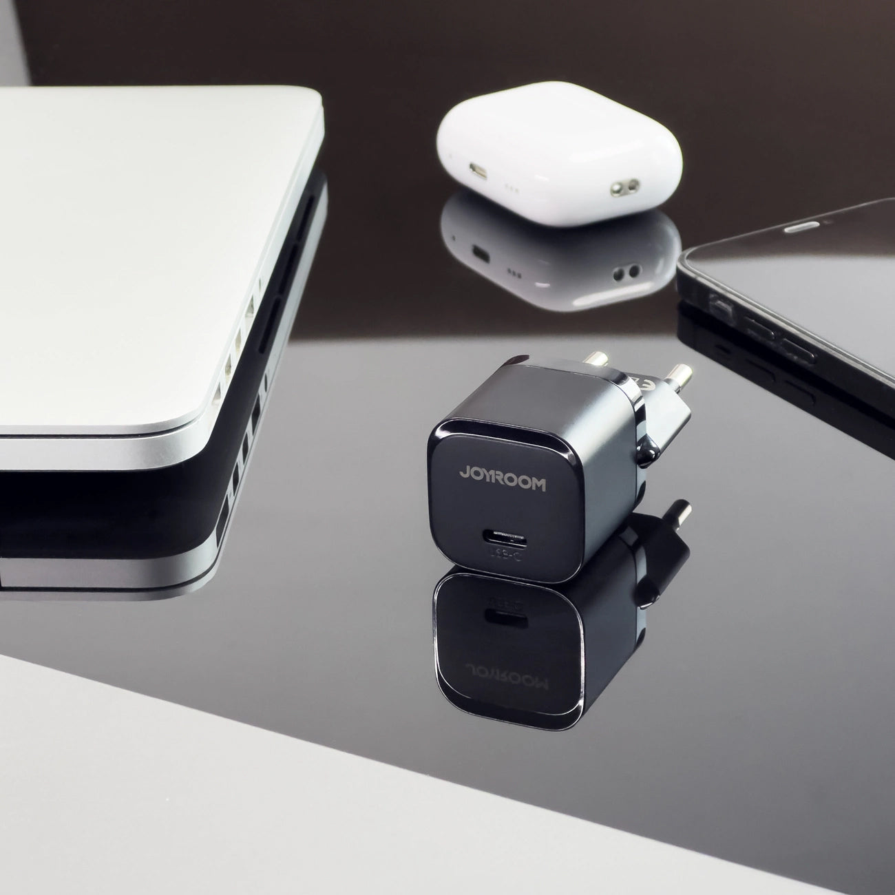 Φορτιστής Δικτύου Joyroom JR-TCF02, 20W, 3A, 1 x USB-C, Μαύρο