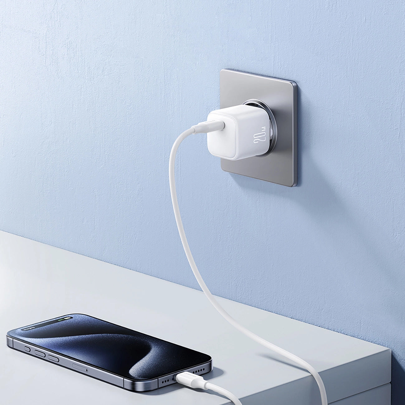 Φορτιστής Δικτύου Joyroom JR-TCG08, 20W, 3A, 1 x USB-C, Λευκό