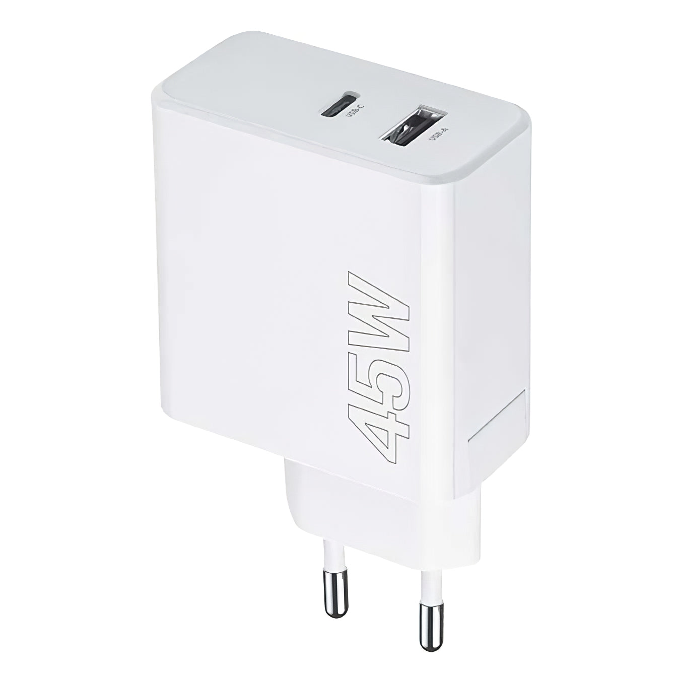 Φορτιστής δικτύου MaXlife MXTC-07-45AC, 45W, 3A, 1 x USB-A - 1 x USB-C, Λευκό