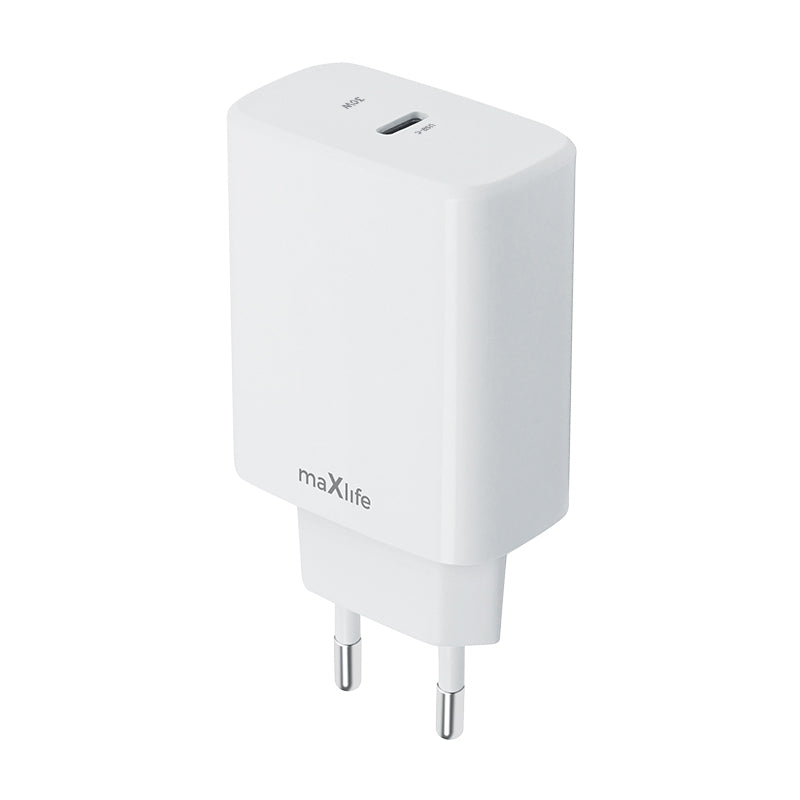 Φορτιστής δικτύου MaXlife MXTC-10-30C, 30W, 3A, 1 x USB-C, λευκό 