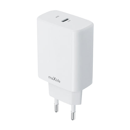 Φορτιστής δικτύου MaXlife MXTC-10-30C, 30W, 3A, 1 x USB-C, λευκό 