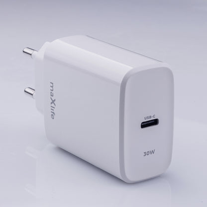 Φορτιστής δικτύου MaXlife MXTC-10-30C, 30W, 3A, 1 x USB-C, λευκό 