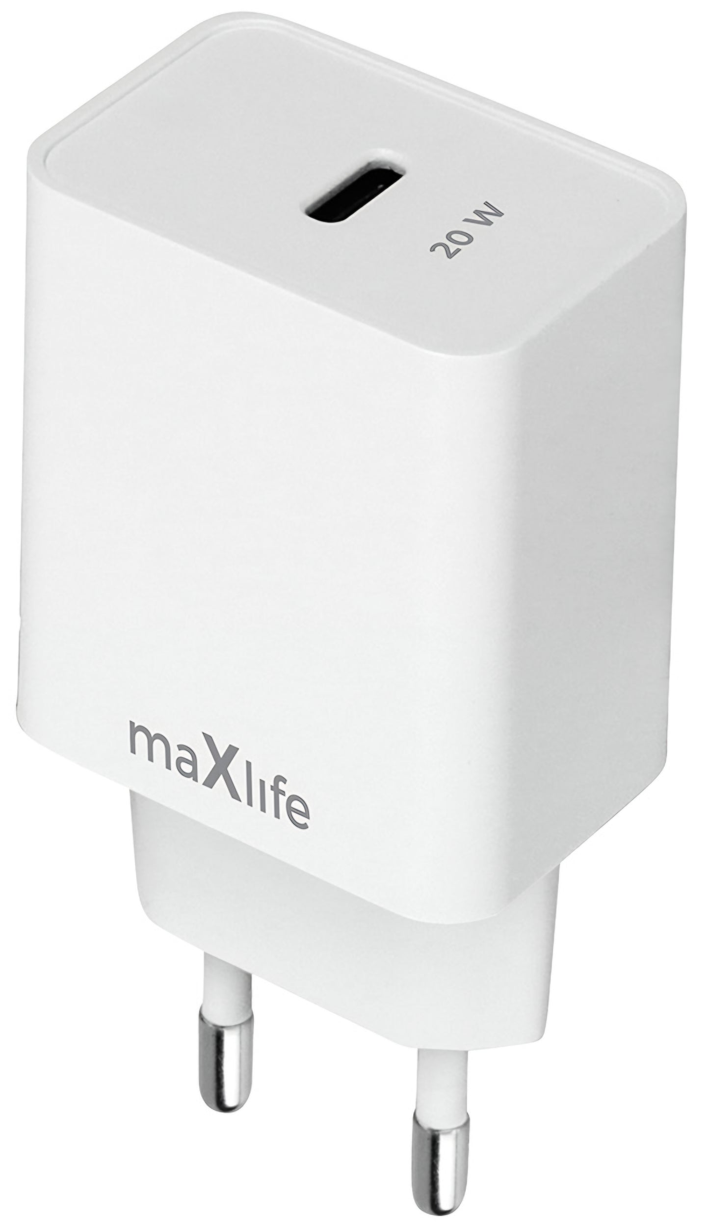 Φορτιστής Δικτύου MaXlife MXTC-13-20C, 20W, 3A, 1 x USB-C, Λευκό
