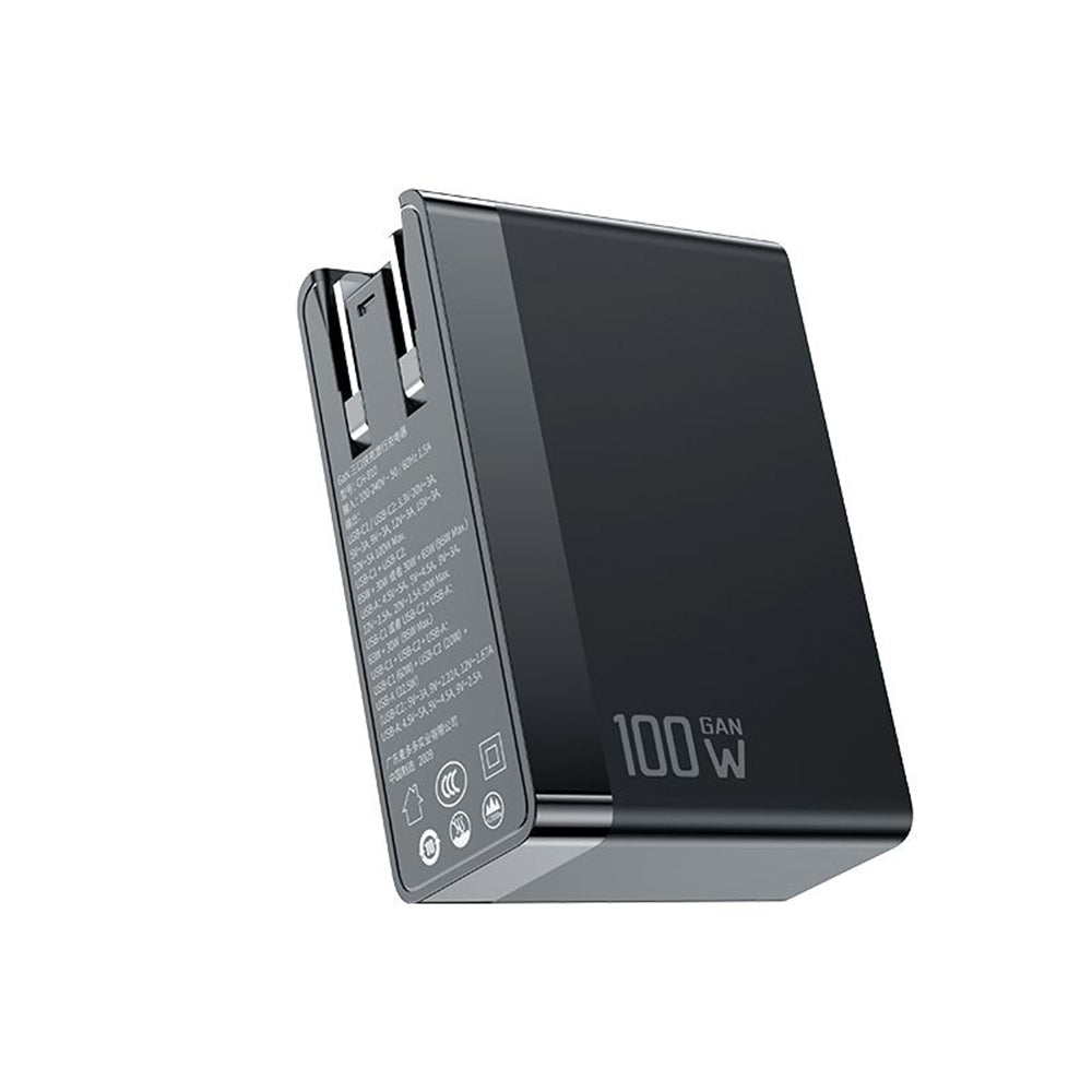 Φορτιστής Δικτύου McDodo CH-8101 Pro Nuc AR Power Travel, 100W, 5A, 1 x USB-A - 2 x USB-C, Μαύρο