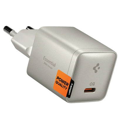 Φορτιστής Δικτύου Spigen EE301EU Essential, 30W, 3A, 1 x USB-C, Γκρι Τιτάνιο ACH10448