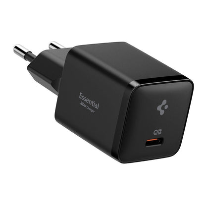 Φορτιστής Δικτύου Spigen EE301EU Essential, 30W, 3A, 1 x USB-C, Μαύρο ACH09493