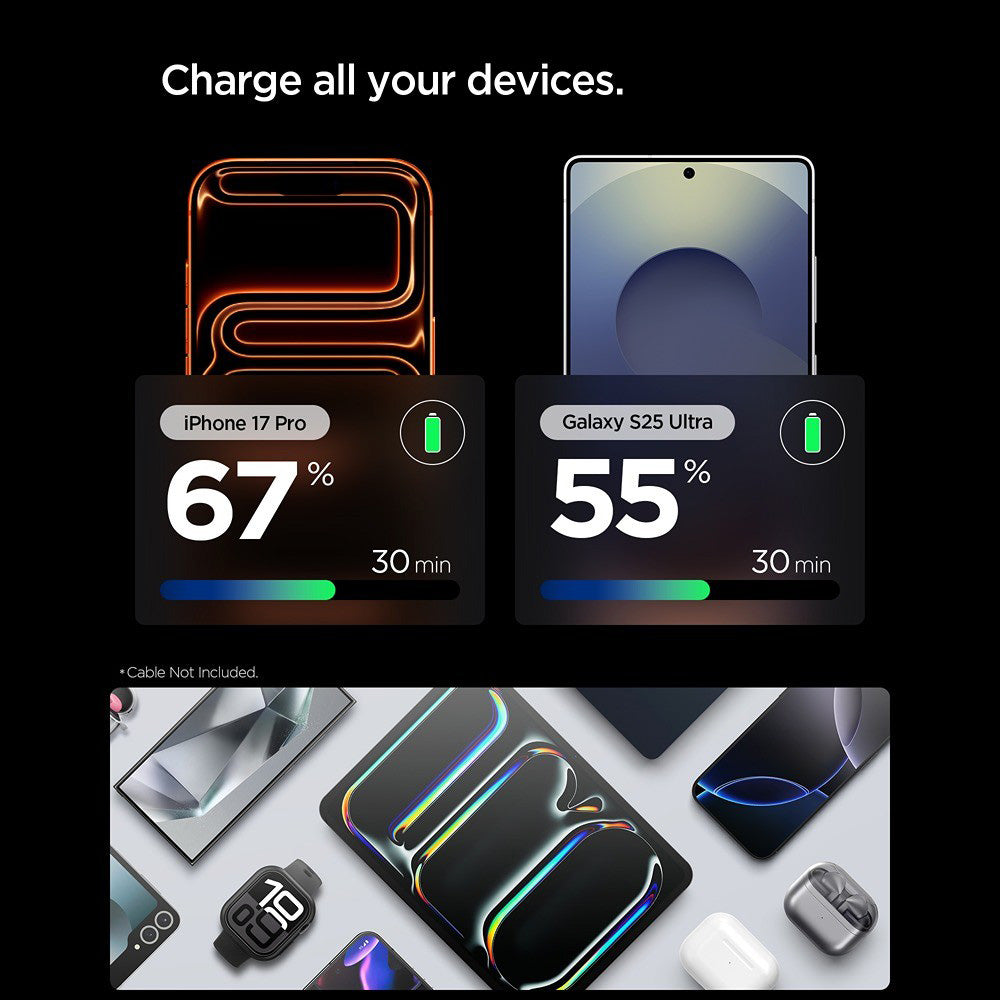 Φορτιστής Δικτύου Spigen EE301EU Essential, 30W, 3A, 1 x USB-C, Μαύρο ACH09493