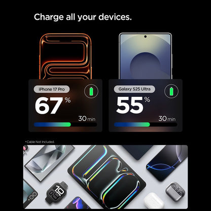 Φορτιστής Δικτύου Spigen EE301EU Essential, 30W, 3A, 1 x USB-C, Μαύρο ACH09493