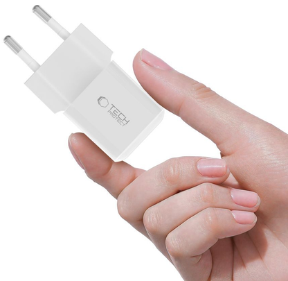 Φορτιστής Δικτύου Tech-Protect NCM25, 25W, 3A, 1 x USB-C, Λευκό