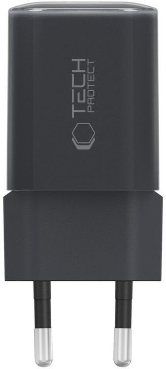 Φορτιστής Δικτύου Tech-Protect NCM33W, 33W, 3A, 1 x USB-A - 1 x USB-C, Μαύρο