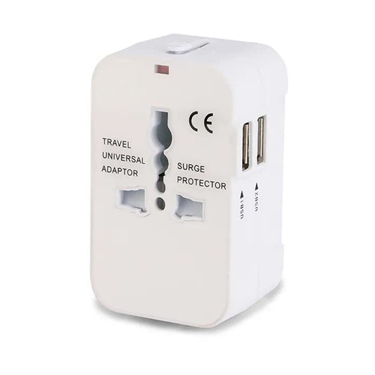 Φορτιστής Δικτύου Techsuit HHT202 Travel, 10W, 2A, 2 x USB-A, Λευκό