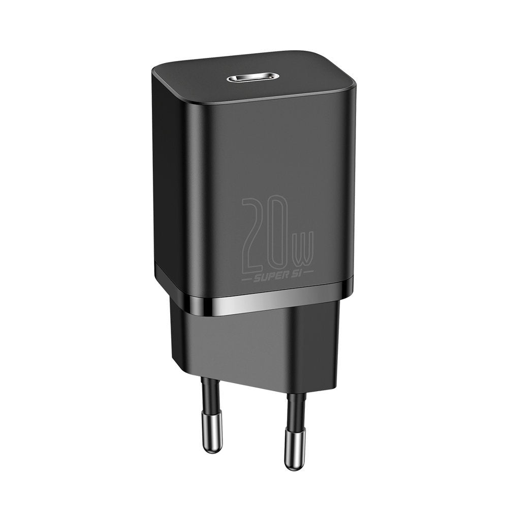 Φορτιστής δικτύου Baseus Super Si, 20W, 3A, 1 x USB-C, μαύρο CCSUP-B01