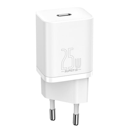 Φορτιστής δικτύου Baseus Super Si, 25W, 3A, 1 x USB-C, λευκό CCSP020102