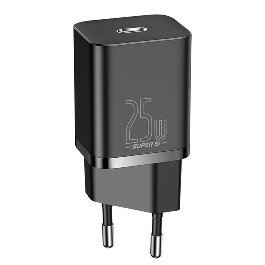 Φορτιστής δικτύου Baseus Super Si, 25W, 3A, 1 x USB-C, μαύρο CCSP020101