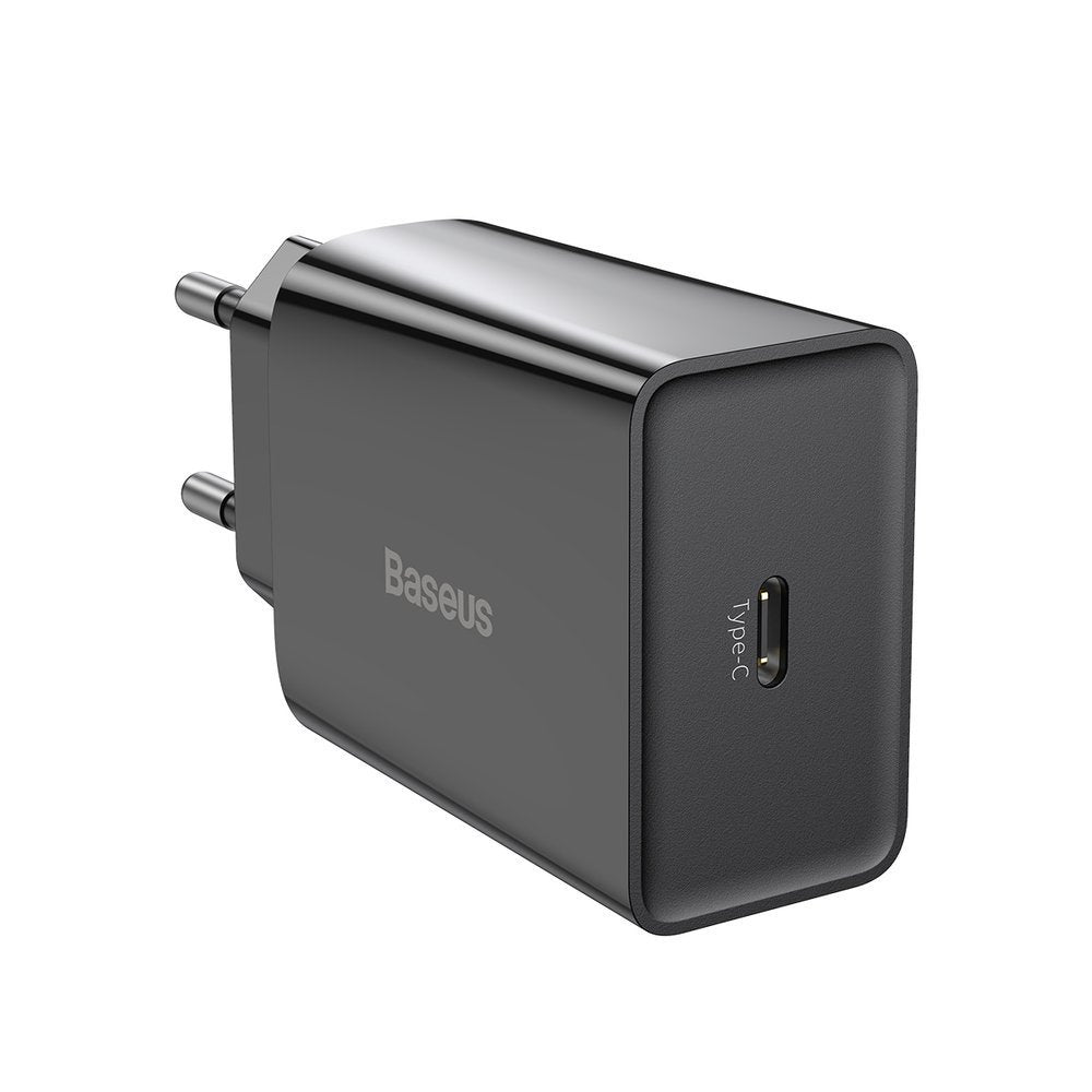 Φορτιστής δικτύου ταχύτητας Baseus, 20W, 3A, 1 x USB-C, μαύρο CCFS-SN01 