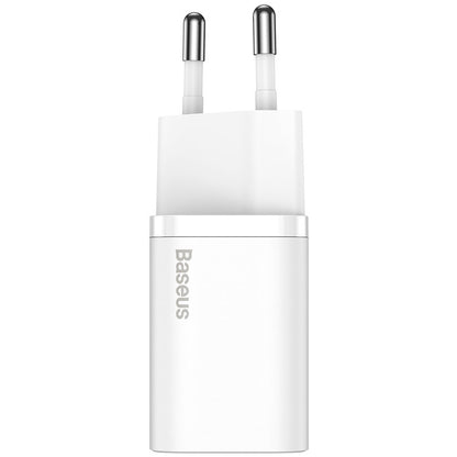 Φορτιστής δικτύου Baseus Super Si, 20W, 3A, 1 x USB-C, λευκό CCSUP-B02