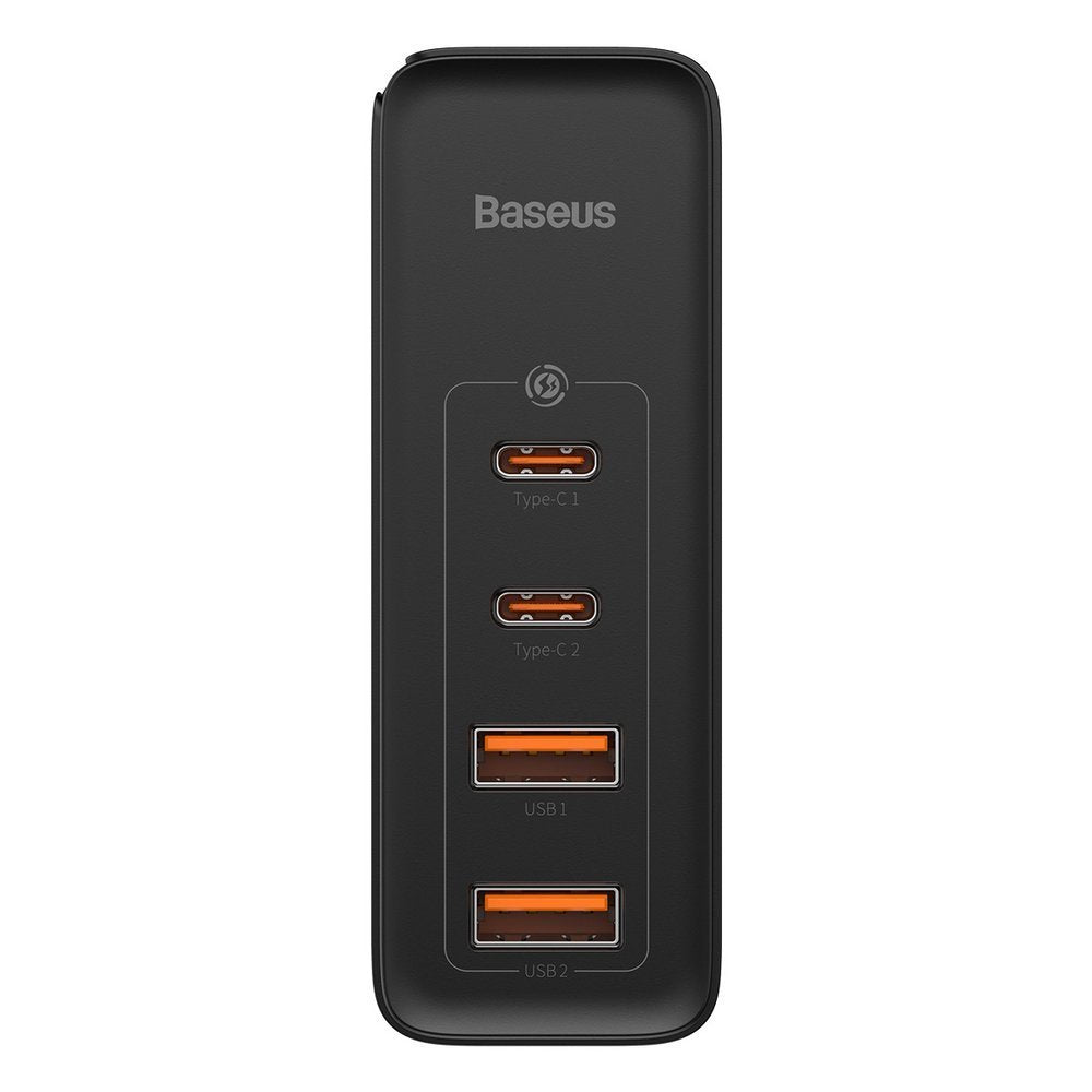 Φορτιστής δικτύου Baseus GaN2 Pro, 100W, 5A, 2 x USB-A - 2 x USB-C, Μαύρο CCGAN2P-L01