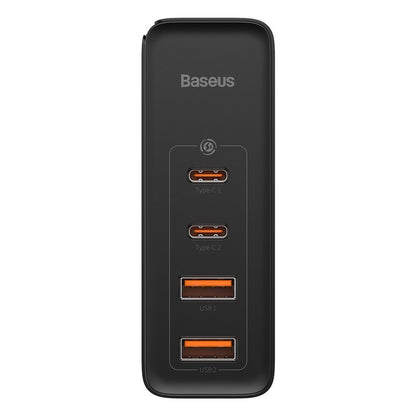 Φορτιστής δικτύου Baseus GaN2 Pro, 100W, 5A, 2 x USB-A - 2 x USB-C, Μαύρο CCGAN2P-L01