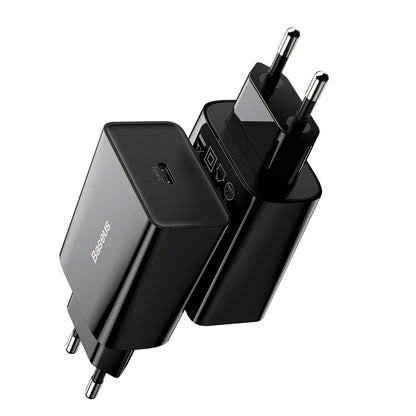 Φορτιστής δικτύου ταχύτητας Baseus, 20W, 3A, 1 x USB-C, μαύρο CCFS-SN01 