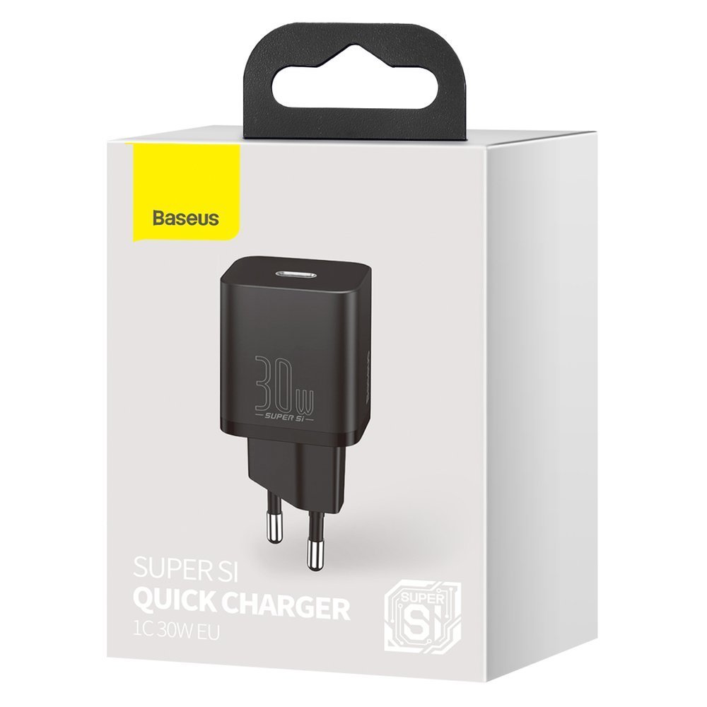 Φορτιστής δικτύου Baseus Super Si, 30W, 3A, 1 x USB-C, μαύρο CCSUP-J01 