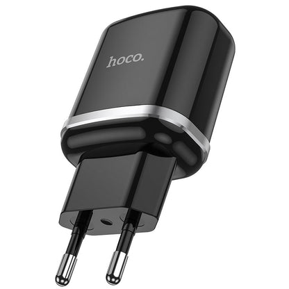 Φορτιστής Δικτύου HOCO N3, 18W, 3A, 1 x USB-A, Μαύρο