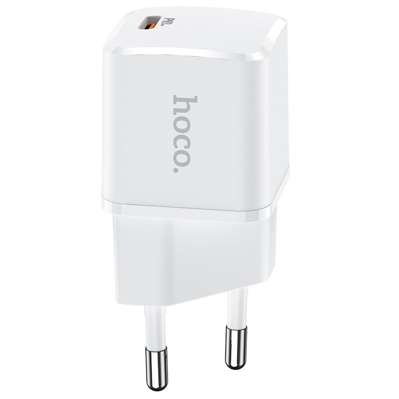 Φορτιστής δικτύου HOCO N10, 20W, 3A, 1 x USB-C, Λευκό