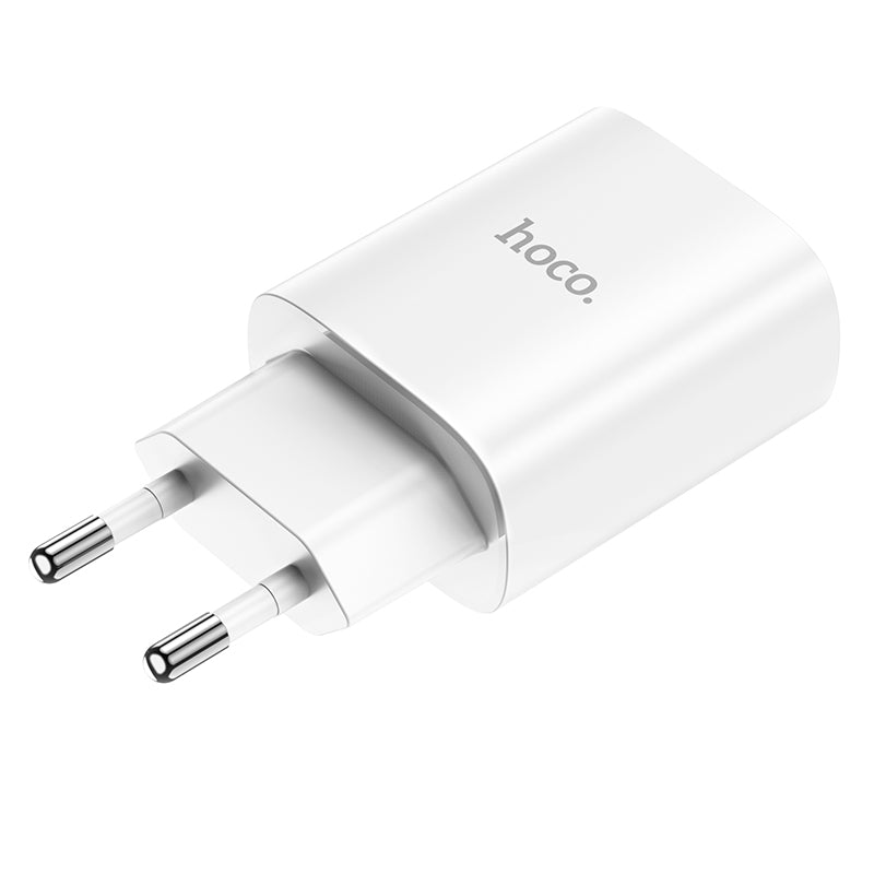 Φορτιστής δικτύου HOCO N14, 20W, 3A, 1 x USB-C, Λευκό