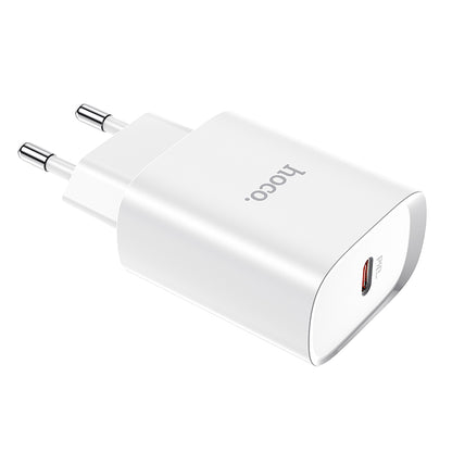 Φορτιστής δικτύου HOCO N14, 20W, 3A, 1 x USB-C, Λευκό