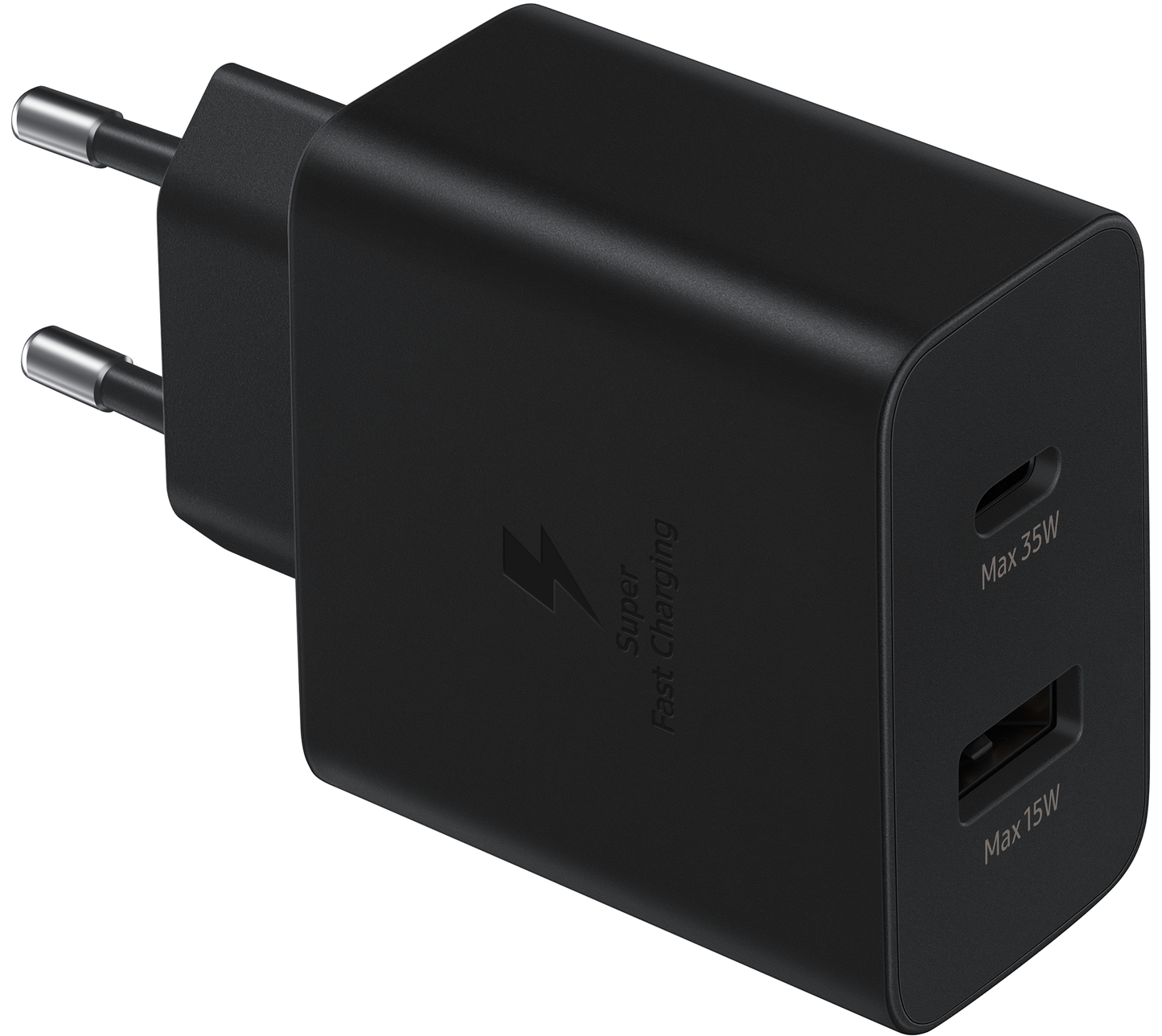 Φορτιστής δικτύου Samsung, 35W, 3A, 1 x USB-A - 1 x USB-C, Μαύρο EP-TA220NBEGEU