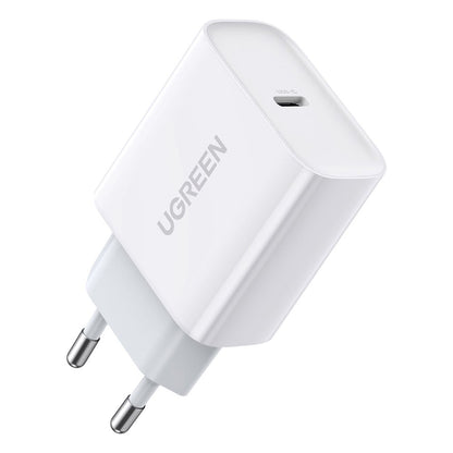 Φορτιστής Δικτύου UGREEN CD137, 18W, 3A, 1 x USB-C, Λευκό