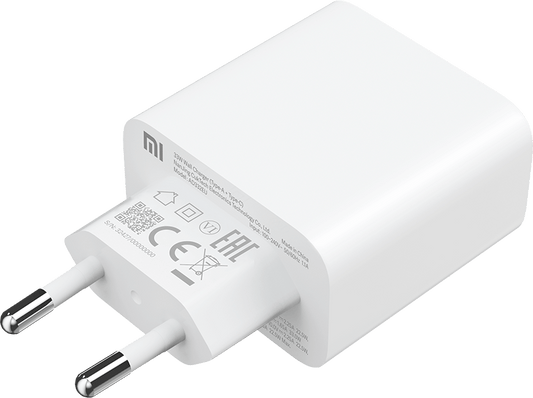 Φορτιστής δικτύου Xiaomi, 33W, 3A, 1 x USB-A - 1 x USB-C, λευκό BHR4996996GL