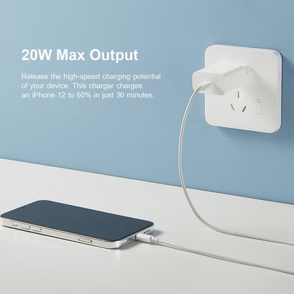 Φορτιστής Δικτύου Xiaomi, 20W, 3A, 1 x USB-C, Λευκό BHR4927GL