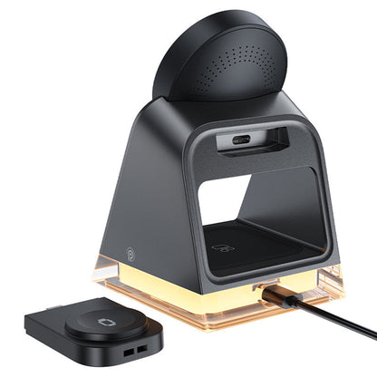 Φορτιστής Δικτύου Ασύρματος Acefast E17 3σε1, 15W, 1.67A, Μαύρο