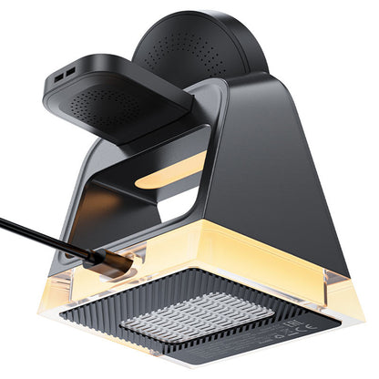 Φορτιστής Δικτύου Ασύρματος Acefast E17 3σε1, 15W, 1.67A, Μαύρο