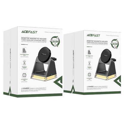 Φορτιστής Δικτύου Ασύρματος Acefast E17 3σε1, 15W, 1.67A, Μαύρο