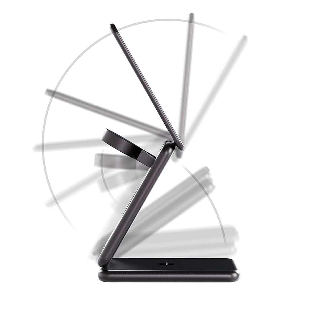 Φορτιστής Δικτύου Wireless Allity. AWC-230-22WMS 3σε1, 22.5W, 1.67A, Γκρι