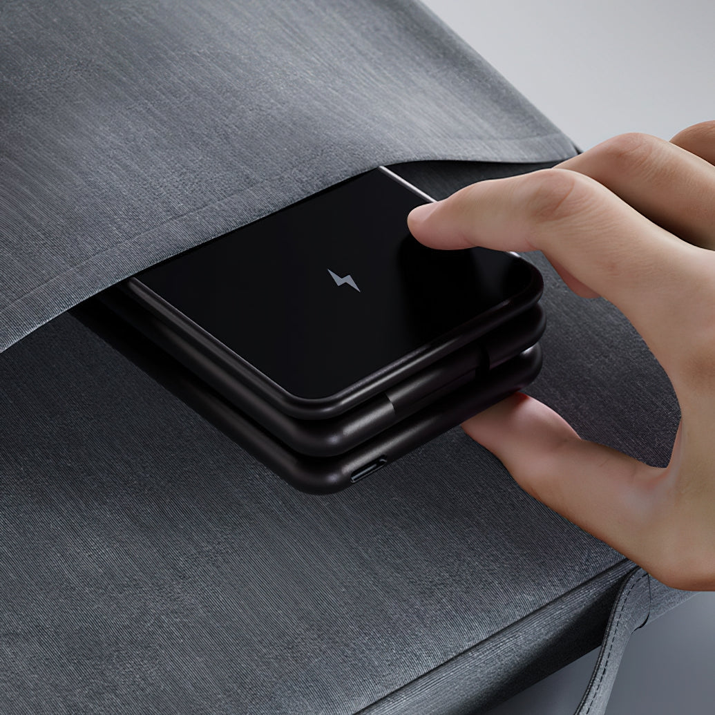 Φορτιστής Δικτύου Wireless Allity. AWC-230-22WMS 3σε1, 22.5W, 1.67A, Γκρι