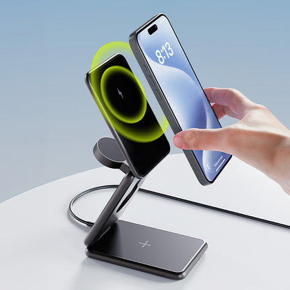 Φορτιστής Δικτύου Wireless Allity. AWC-230-22WMS 3σε1, 22.5W, 1.67A, Γκρι