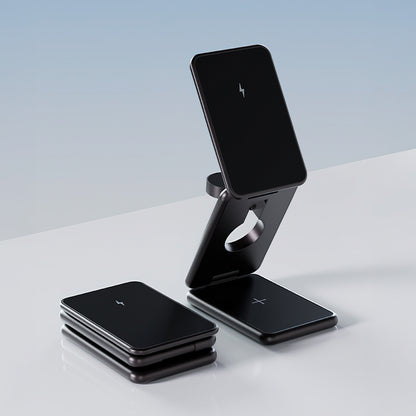 Φορτιστής Δικτύου Wireless Allity. AWC-230-22WMS 3σε1, 22.5W, 1.67A, Γκρι