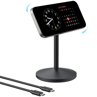 Φορτιστής Δικτύου Ασύρματος Anker MagGo Stand, 15W, 1.67A, Μαύρο A25X1H11