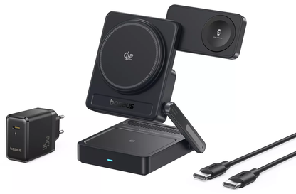 Baseus PicoGo AF21 3-in-1 Wireless Network Charger, 35W, Black E0205401