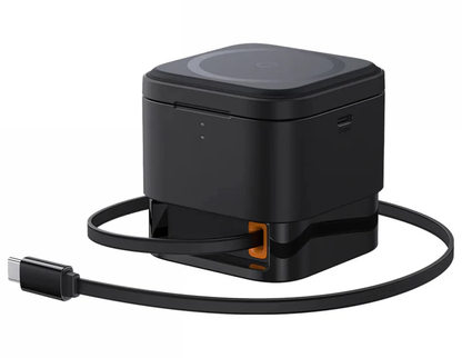 Ασύρματος φορτιστής δικτύου USB-C Baseus MagPro 3 σε 1, 25 W, 1 x USB-C, Μαύρος P10264100123-01
