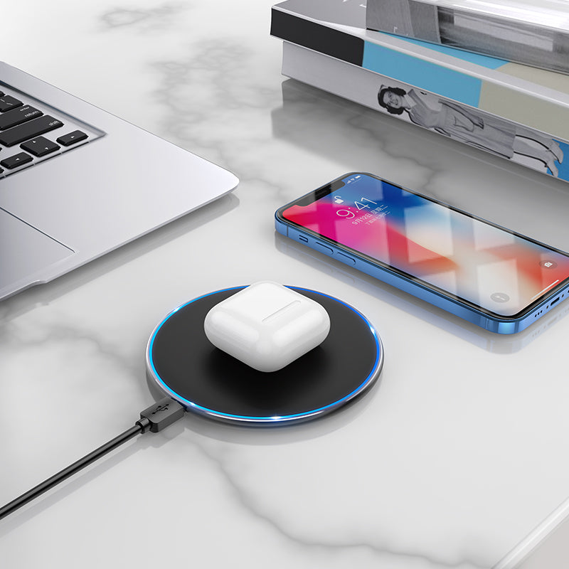 Φορτιστής Δικτύου Wireless Borofone BQ3 Pro, 15W, 1.67A, Μαύρο