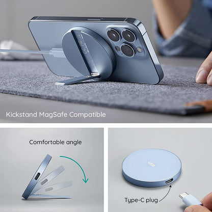 Φορτιστής Δικτύου Wireless ESR HaloLock, 15W, 1.67A, Μπλε